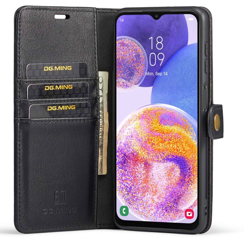 Magnet Wallet Samsung Galaxy A23 Musta