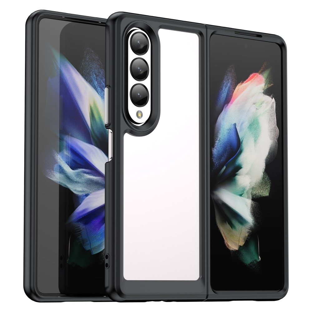 Crystal Hybrid Case Samsung Galaxy Z Fold 4 Black