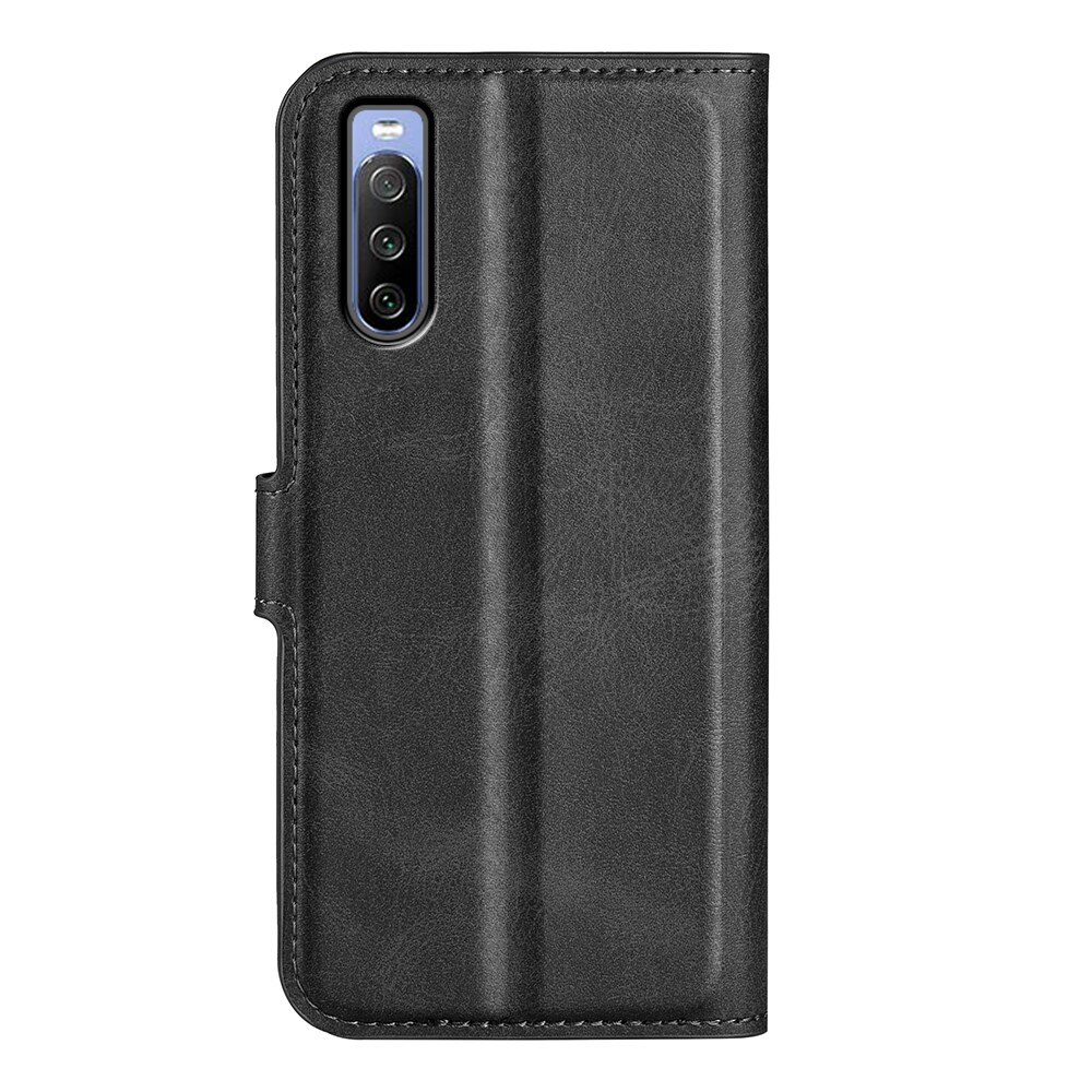 Leather Wallet Sony Xperia 10 IV Black