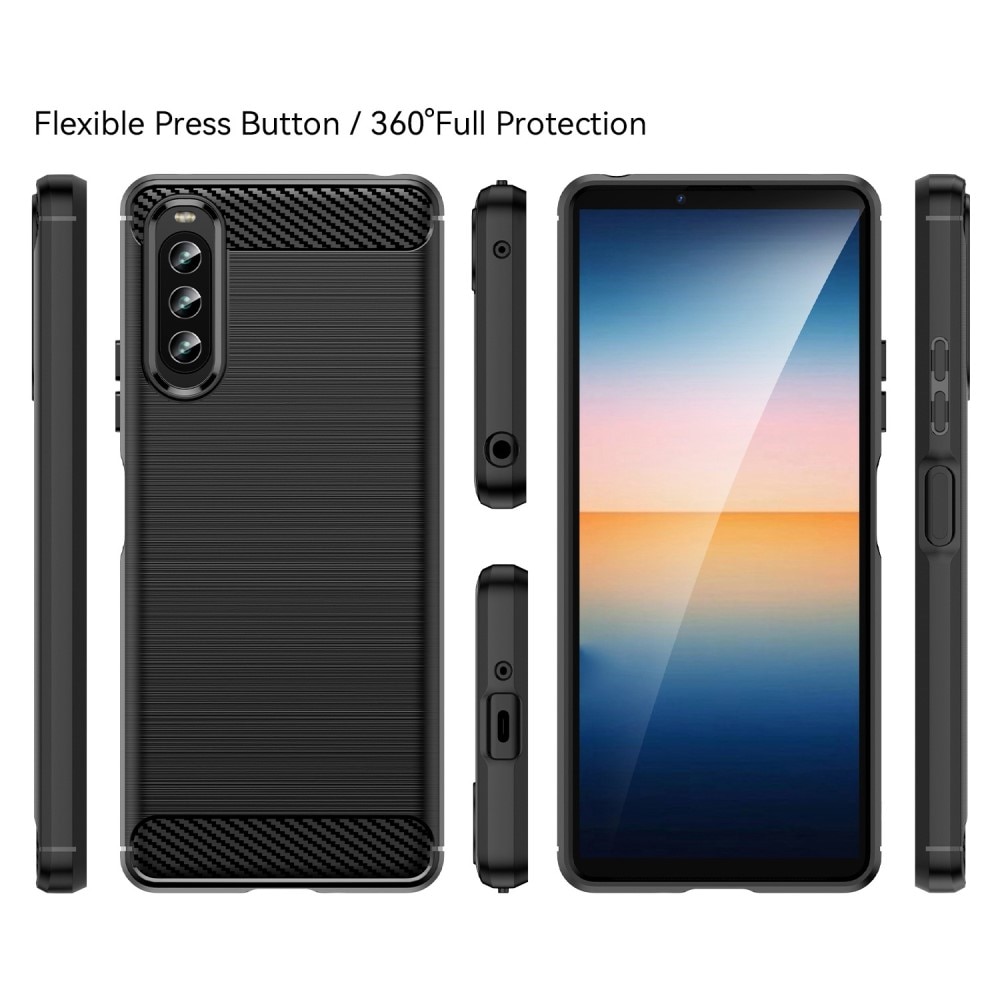 Brushed TPU Kuori Sony Xperia 10 IV Black