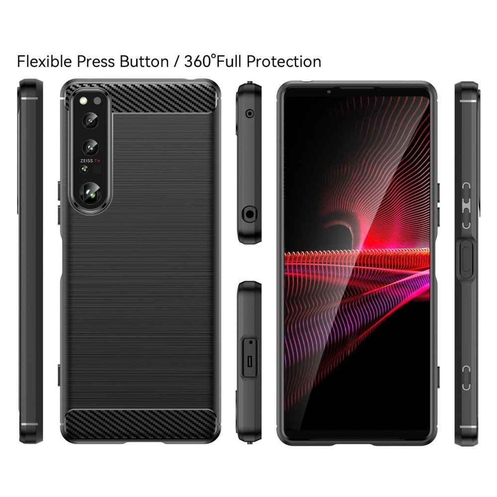 Brushed TPU Kuori Sony Xperia 1 IV Black