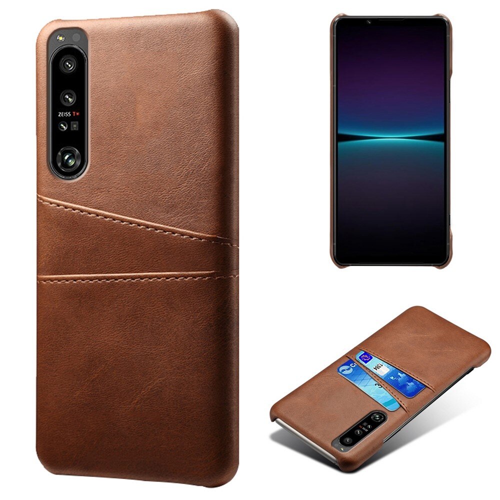 Card Slots Case Sony Xperia 1 VI ruskea