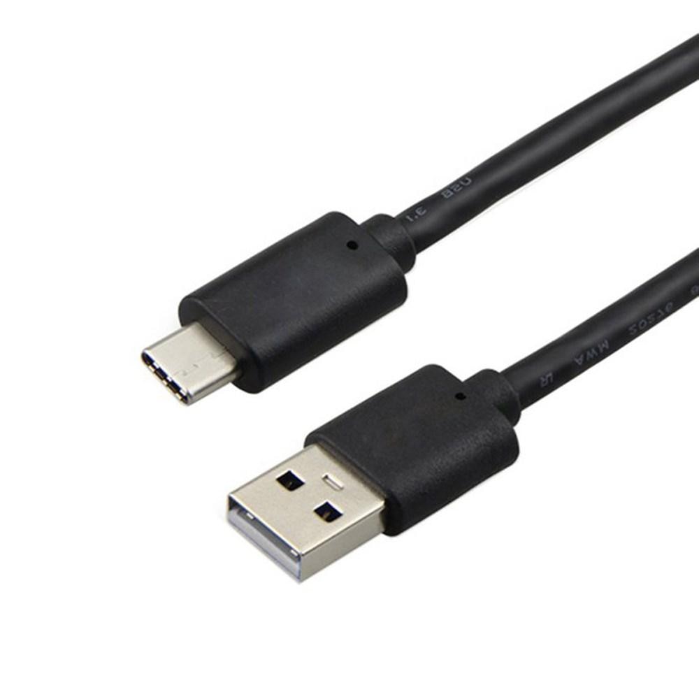 USB-kabel 3.1 Type C -> Type A 1m Musta