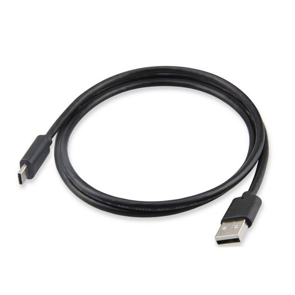 USB-kabel 3.1 Type C -> Type A 1m Musta