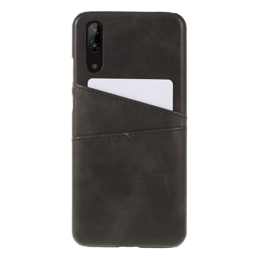 Card Slots Case Huawei P20 musta