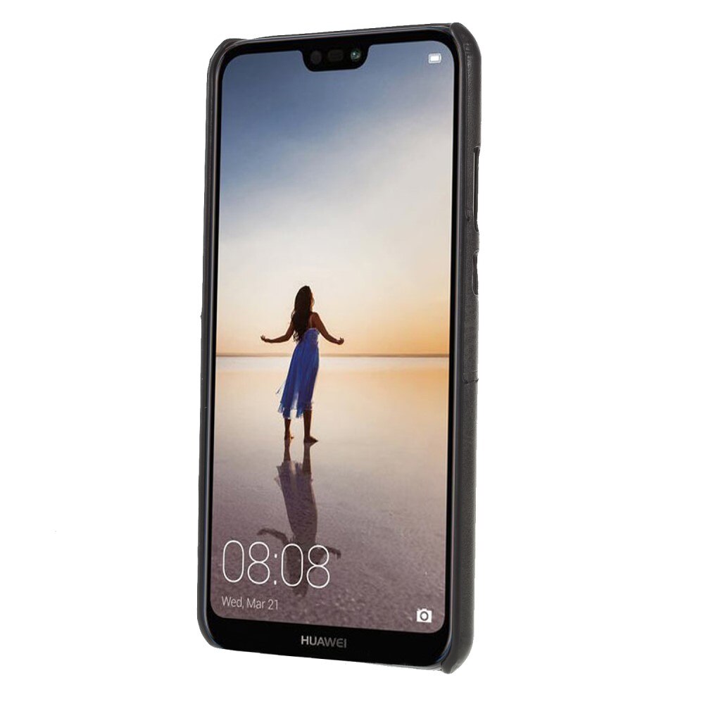 Card Slots Case Huawei P20 Musta