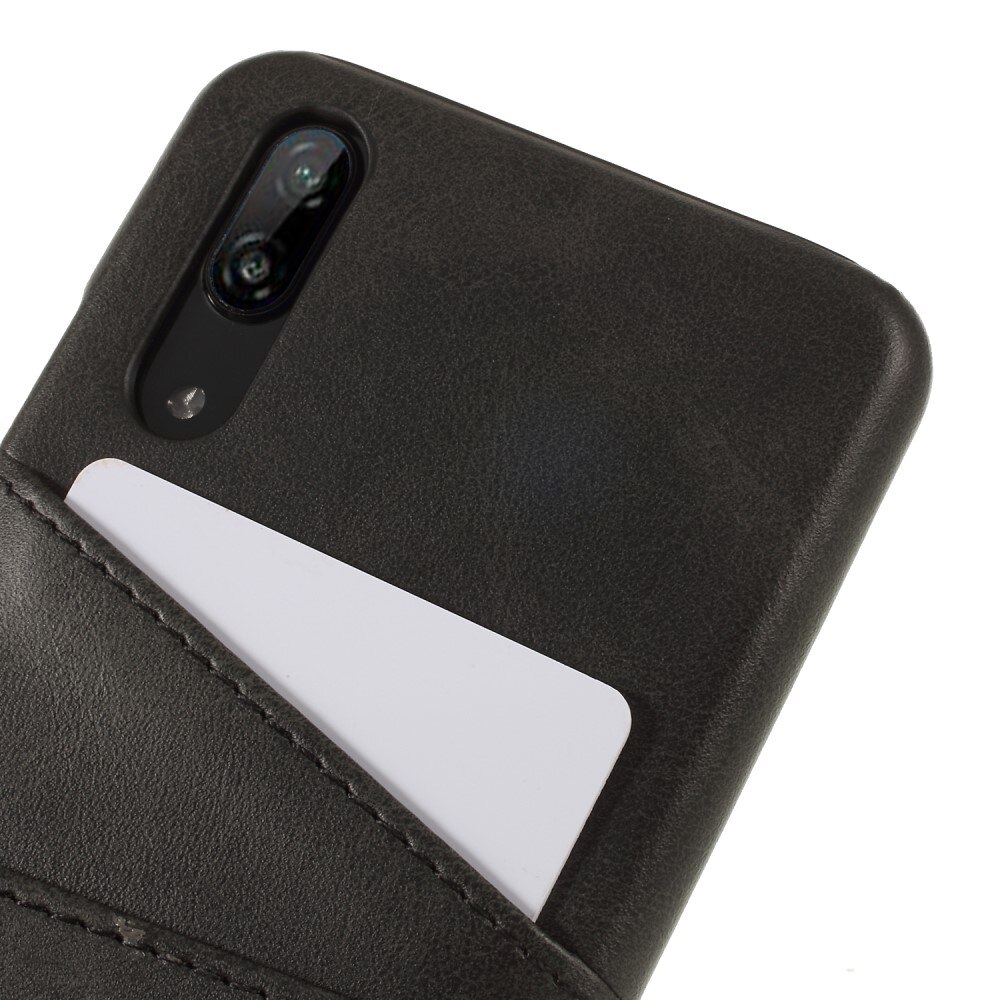 Card Slots Case Huawei P20 Musta