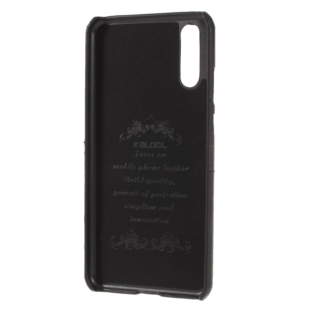 Card Slots Case Huawei P20 Musta