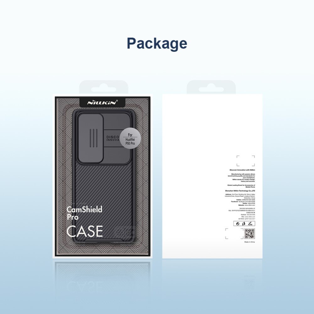 CamShield Kuori Huawei P50 Pro Musta