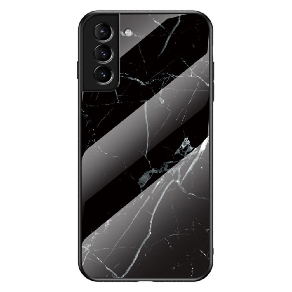 Panssarilasi Kuori Samsung Galaxy S22 Plus musta marmori
