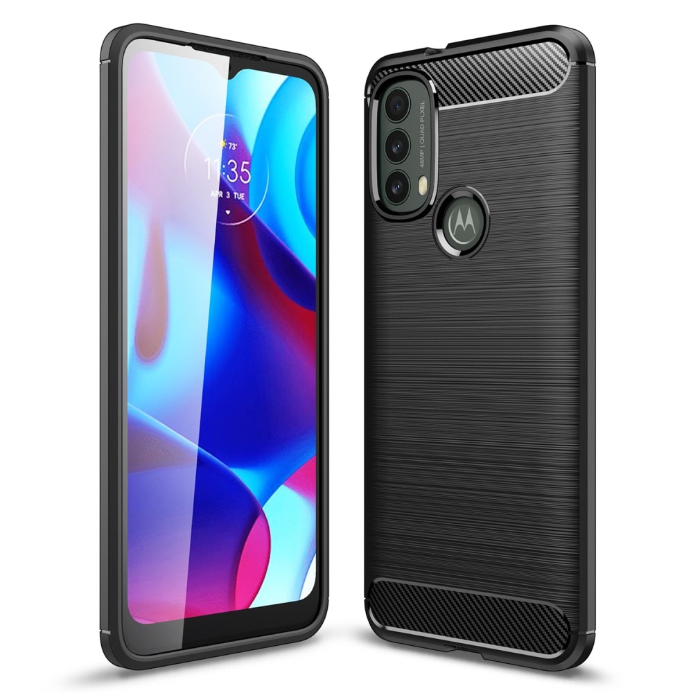 Brushed TPU Kuori Motorola Moto E20/E30/E40 Black