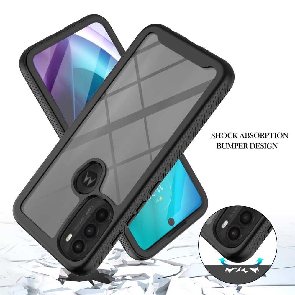 Full Protection Case Motorola Moto G71 Musta