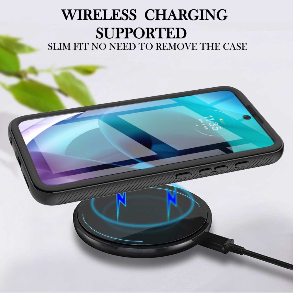 Full Protection Case Motorola Moto G71 Musta