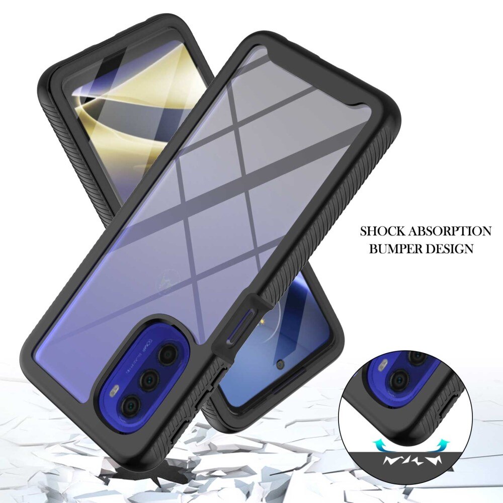 Full Protection Case Motorola Moto G51 Musta