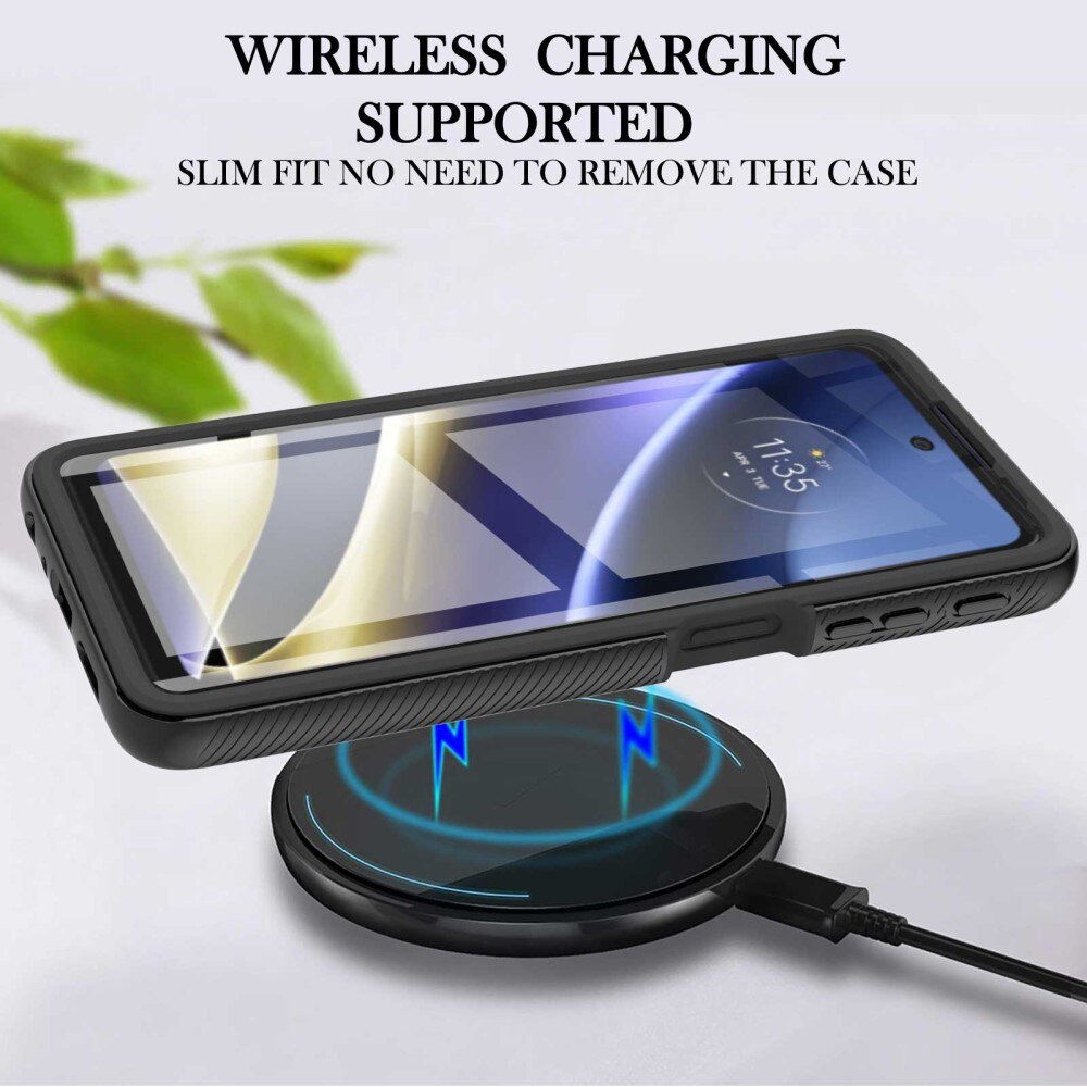 Full Protection Case Motorola Moto G51 Musta