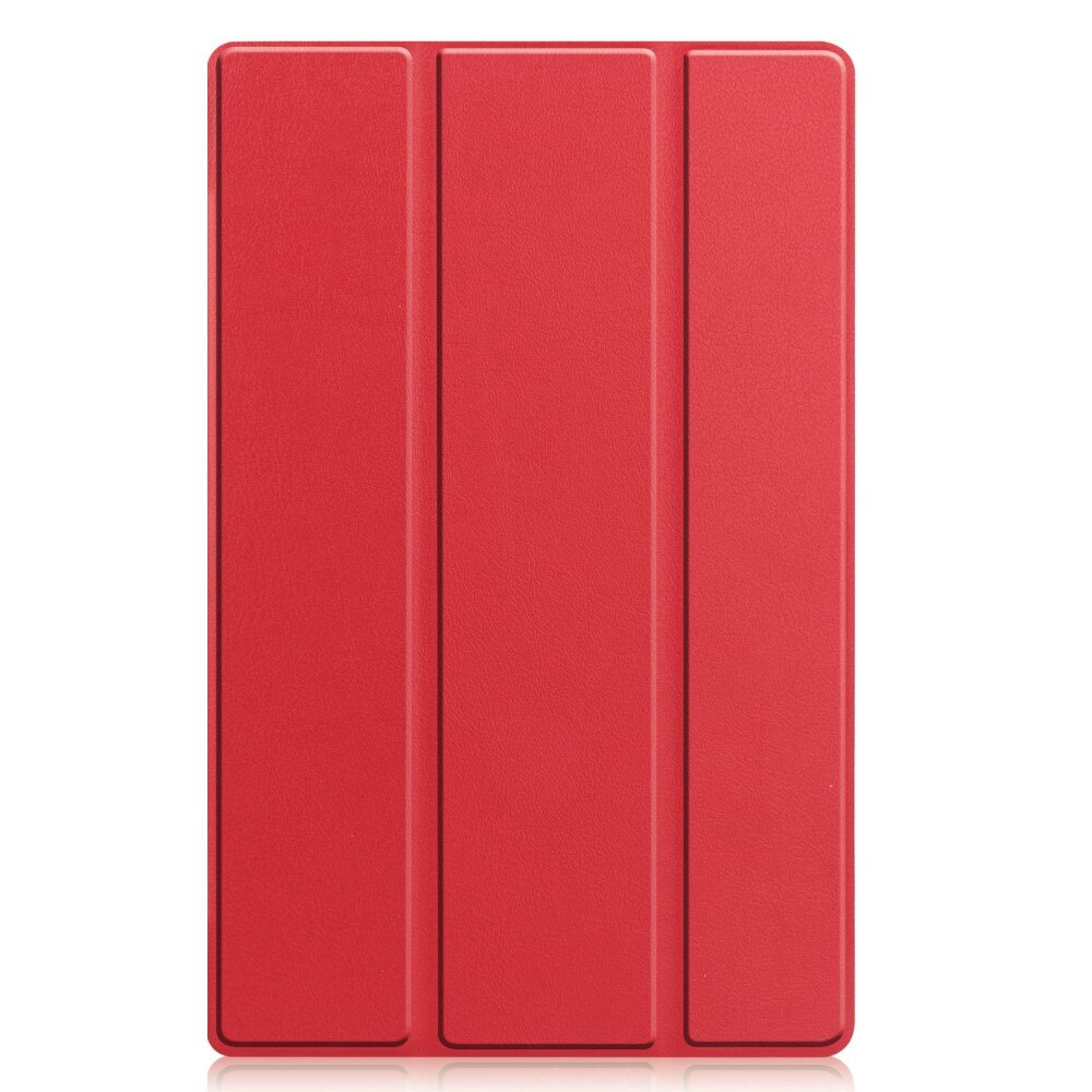 Kotelo Tri-fold Lenovo Tab M10 Plus (3rd gen) punainen