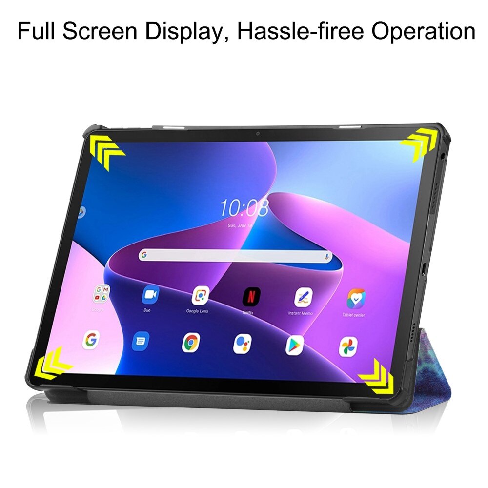 Kotelo Tri-fold  Lenovo Tab M10 Plus (3rd gen) Monivärinen/kuvioitu
