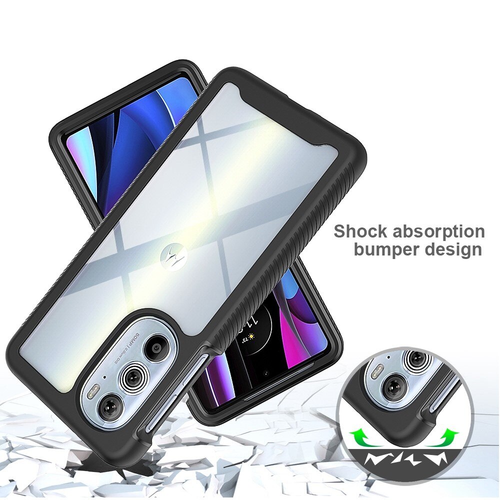 Full Protection Case Motorola Edge 30 Pro Musta