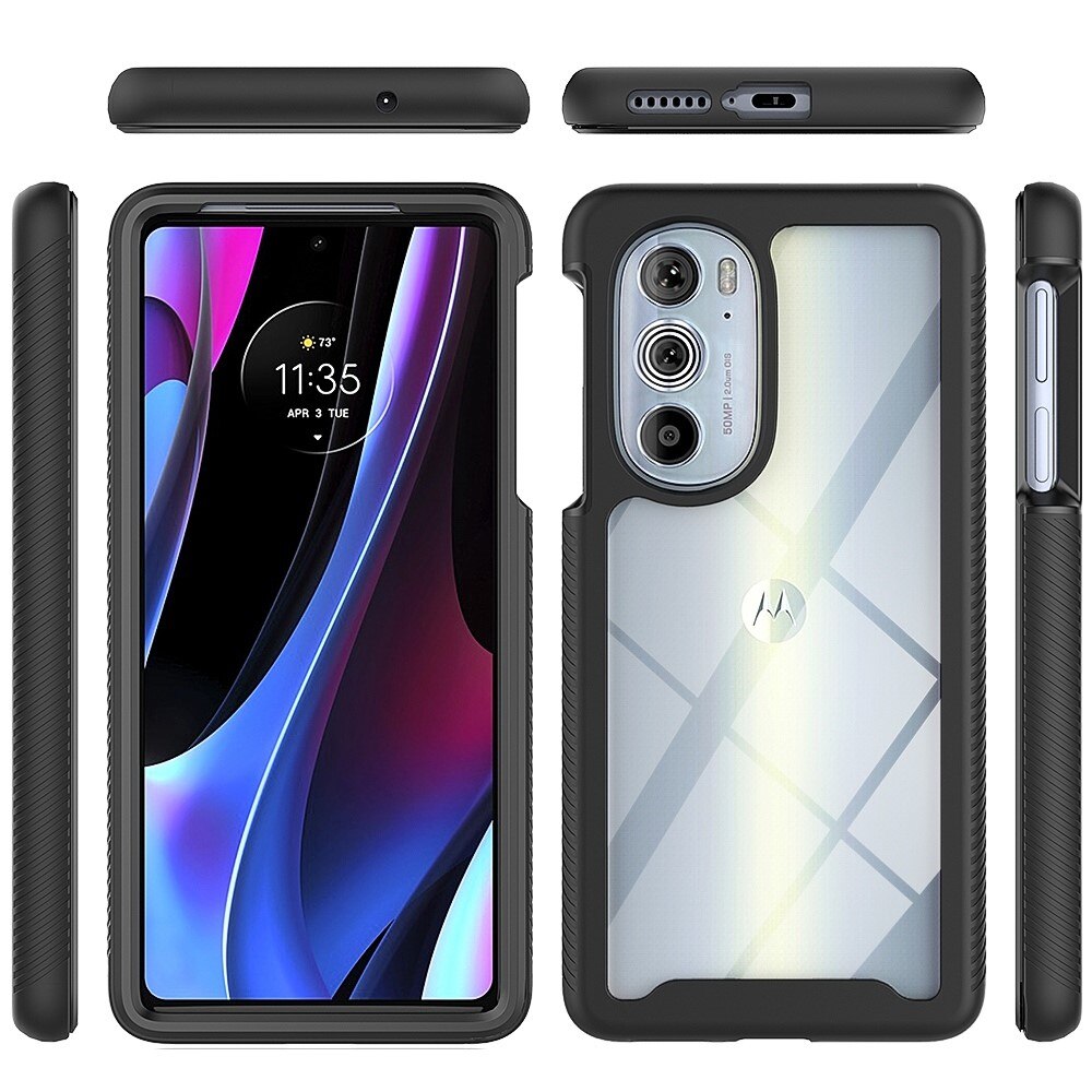 Full Protection Case Motorola Edge 30 Pro Musta