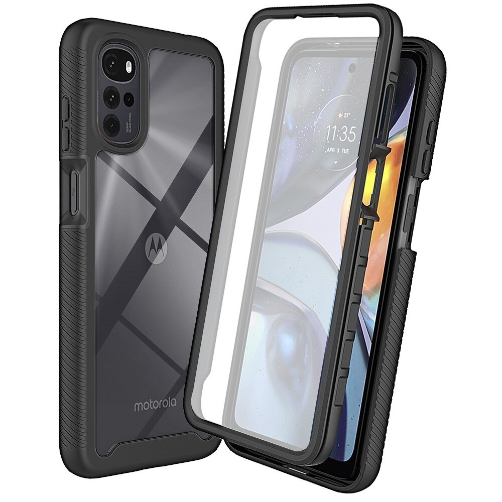 Full Protection Case Motorola Moto G22 Musta