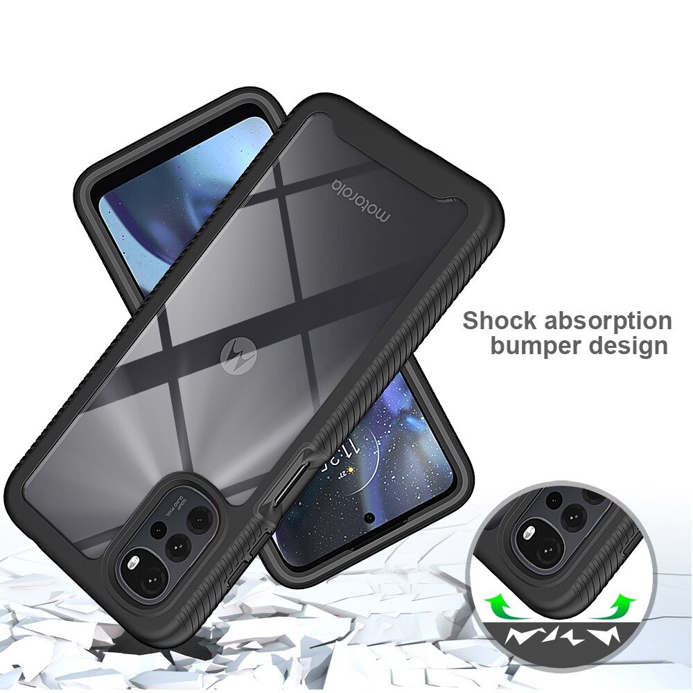Full Protection Case Motorola Moto G22 Musta