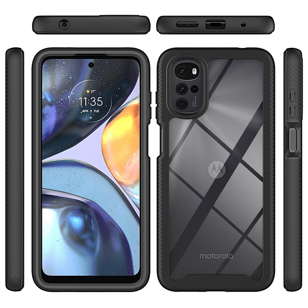 Full Protection Case Motorola Moto G22 Musta