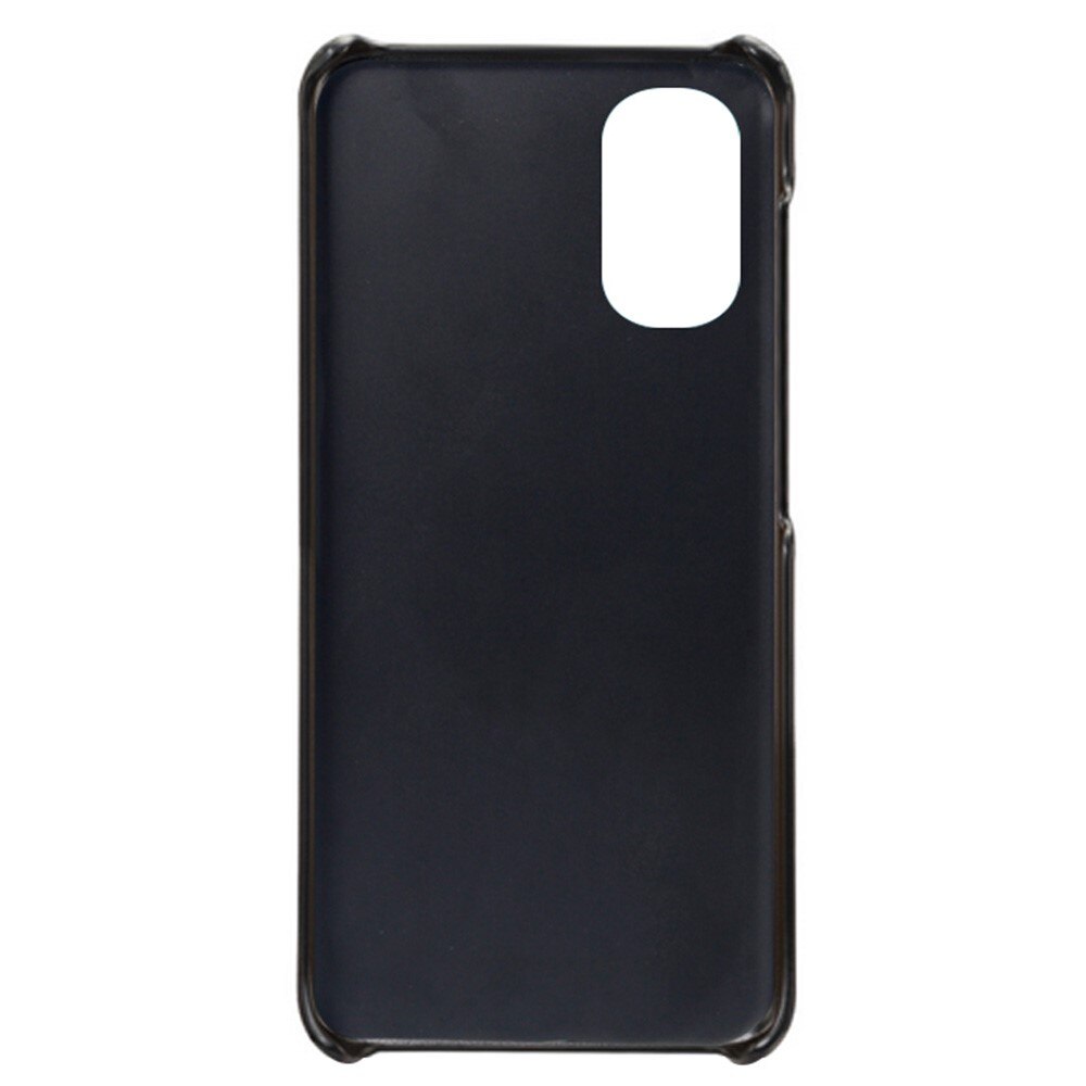 Card Slots Case Motorola Moto E32 Musta