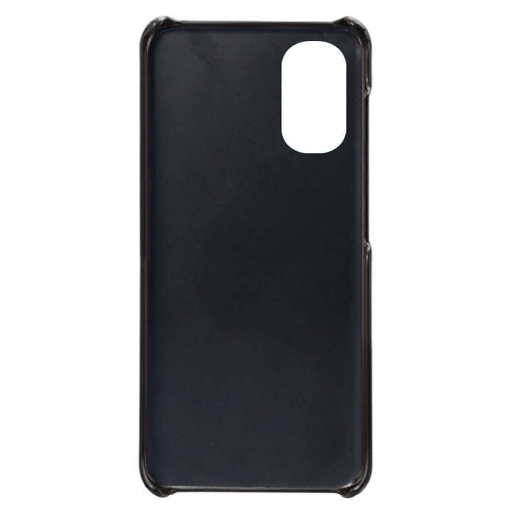 Card Slots Case Motorola Moto E32 musta