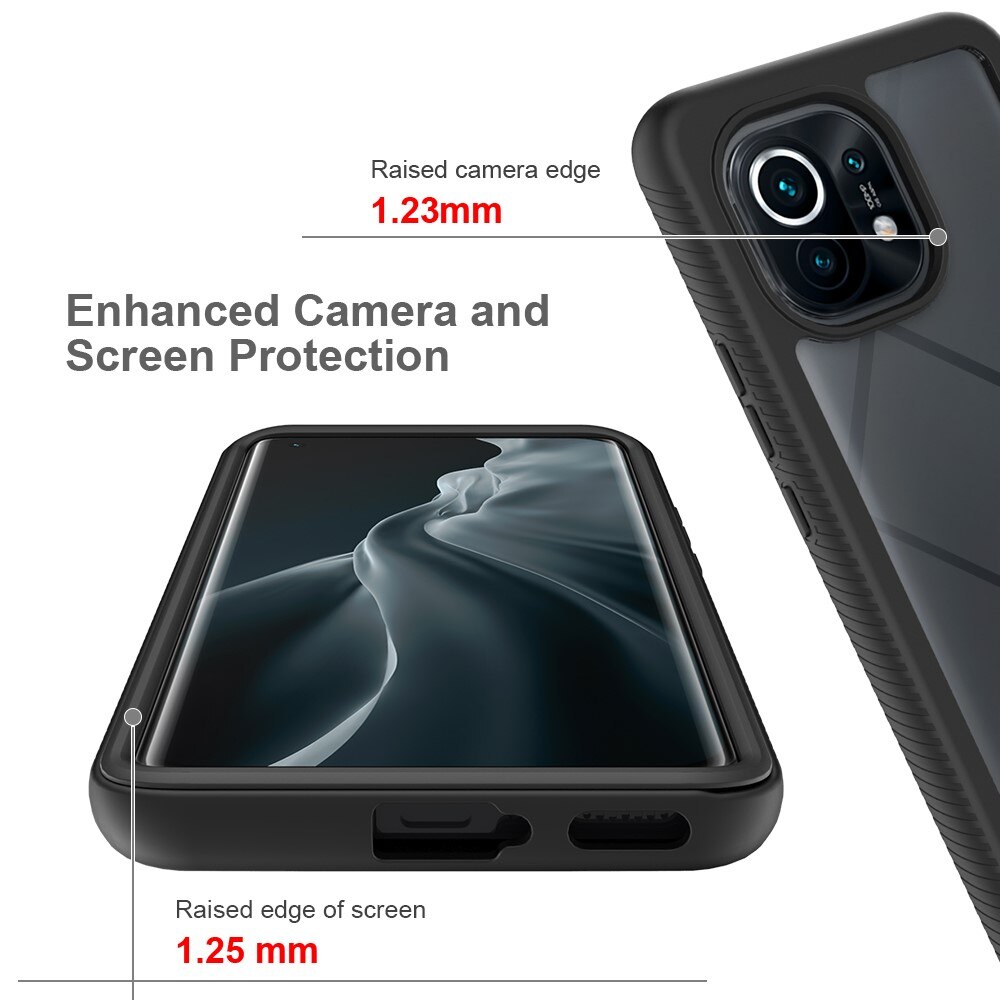 Full Cover Kuori Xiaomi Mi 11 Musta