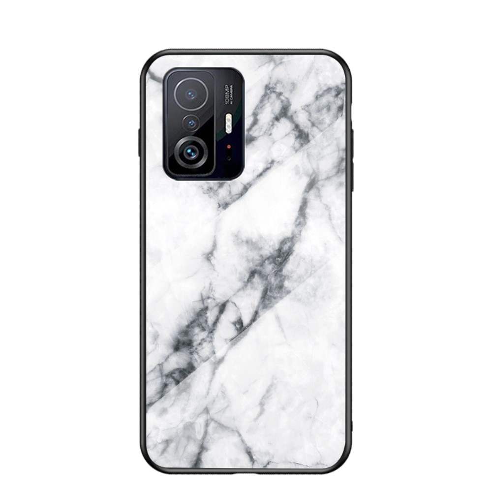 Panssarilasi Kuori Xiaomi 11T/11T Pro valkoinen marmori