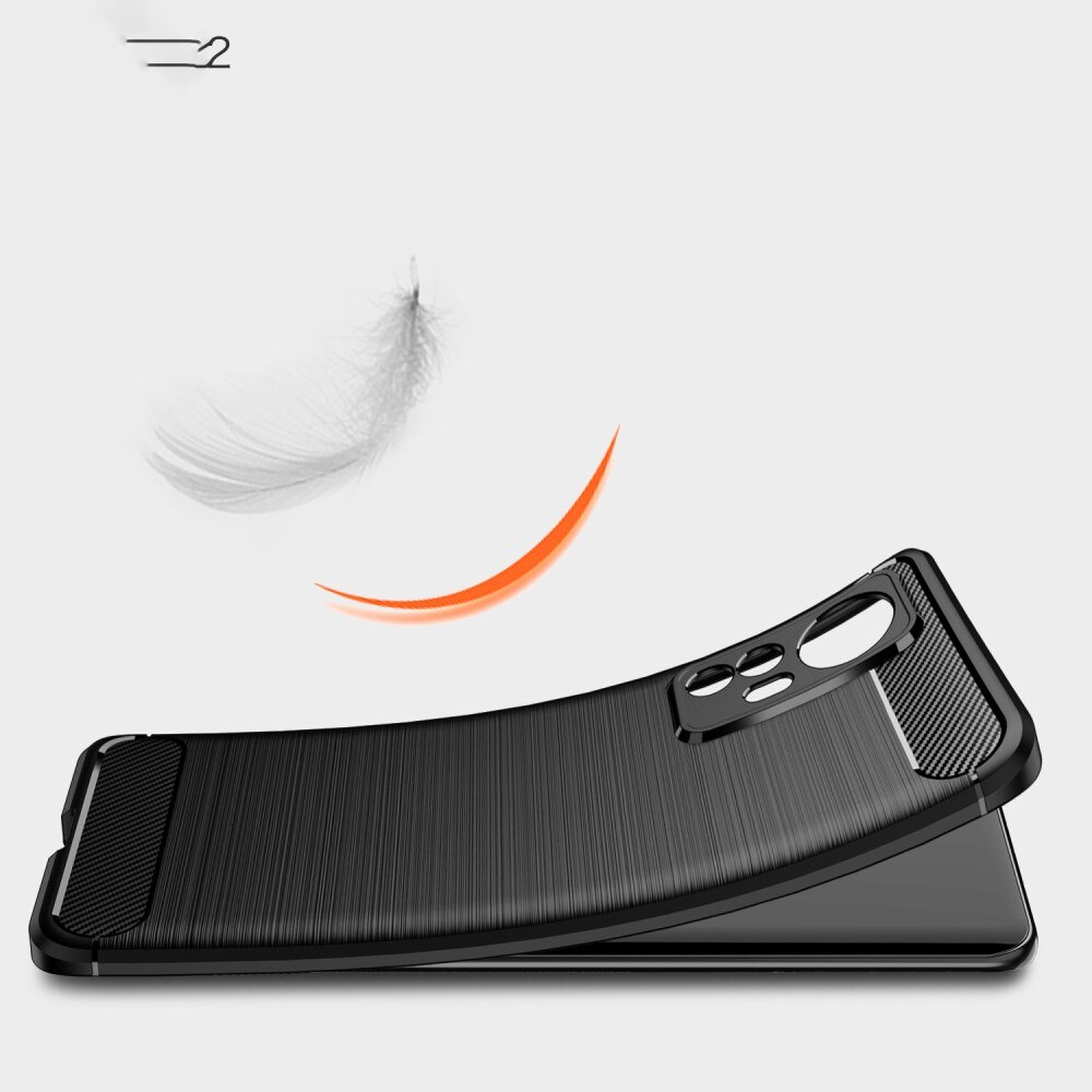 Xiaomi 12 Kuori TPU Brushed Musta