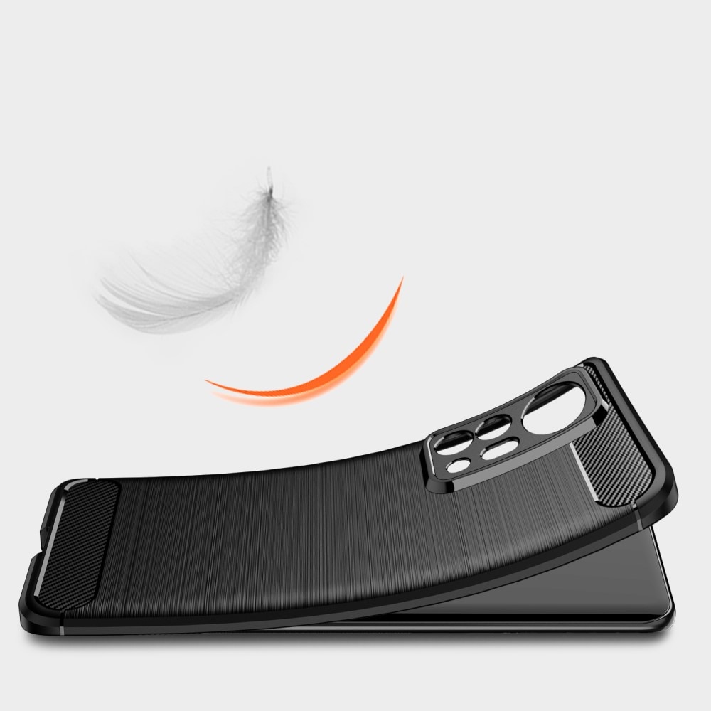 Xiaomi 12 Pro Kuori TPU Brushed Musta