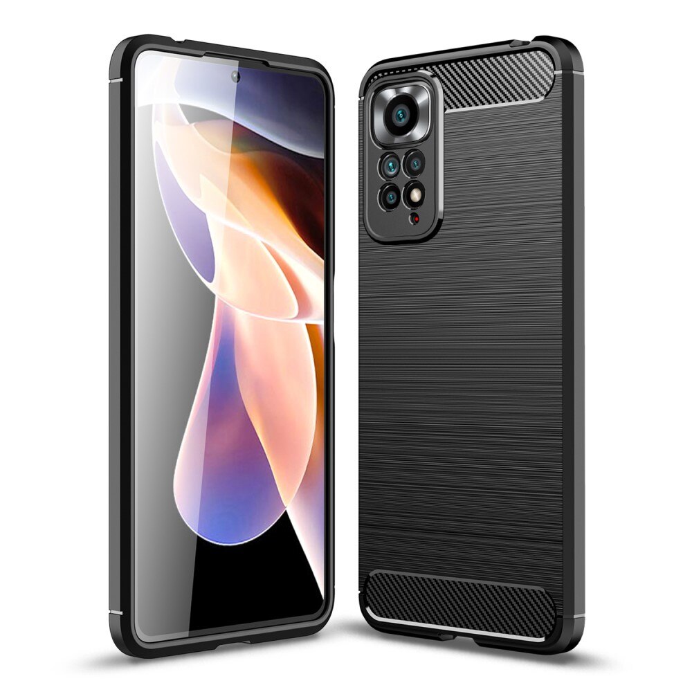 Xiaomi Redmi Note 11 Pro Kuori TPU Brushed Musta