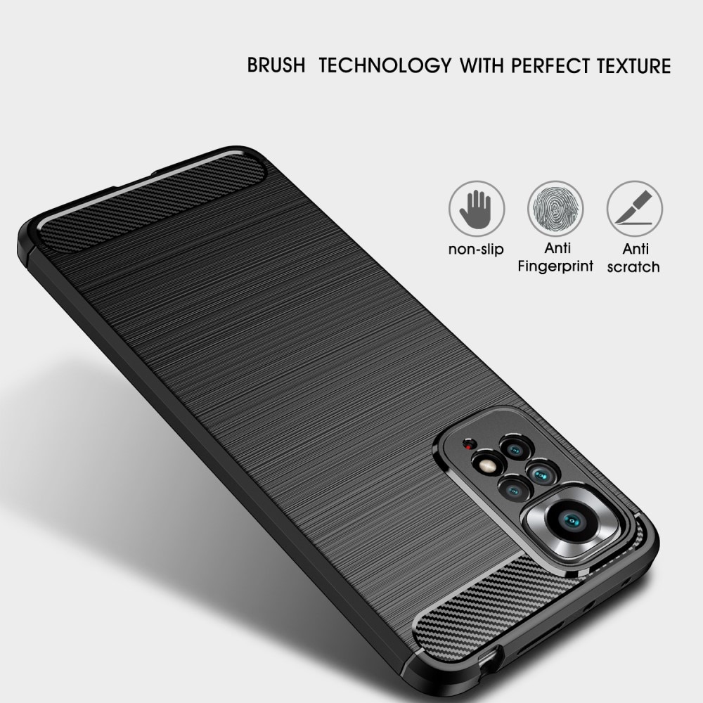 Brushed TPU Kuori Xiaomi Redmi Note 11 Pro Black