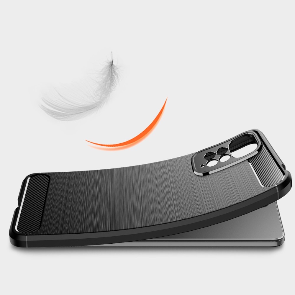 Xiaomi Redmi Note 11 Pro Kuori TPU Brushed Musta