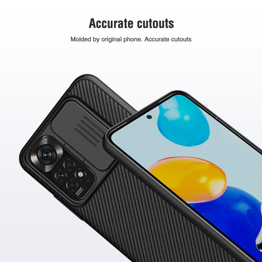 CamShield Kuori Xiaomi Redmi Note 11 Musta