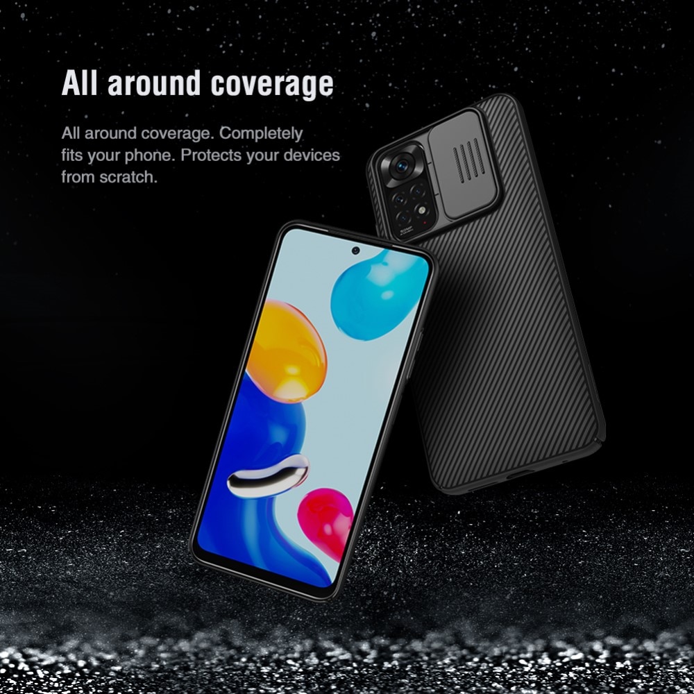 CamShield Kuori Xiaomi Redmi Note 11 Musta