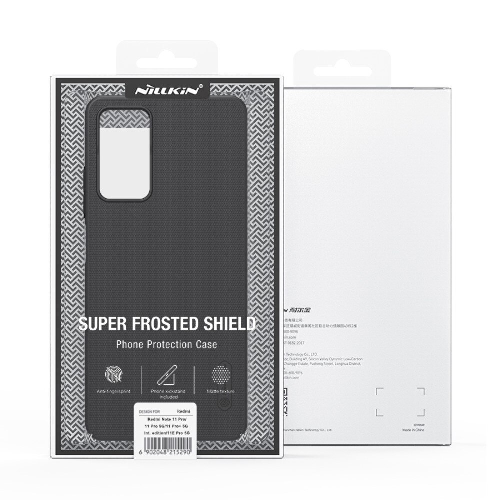Super Frosted Shield Xiaomi Redmi Note 11 Pro musta