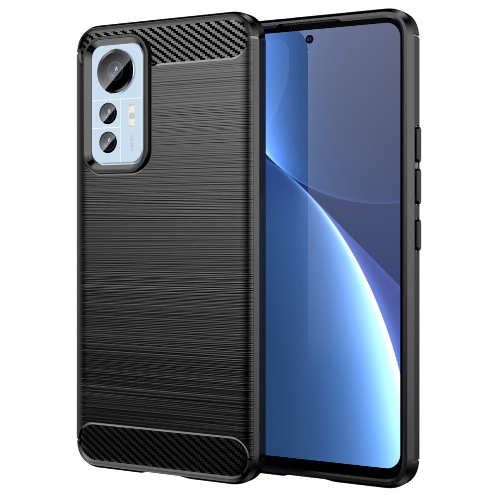 Xiaomi 12 Lite Kuori TPU Brushed Black