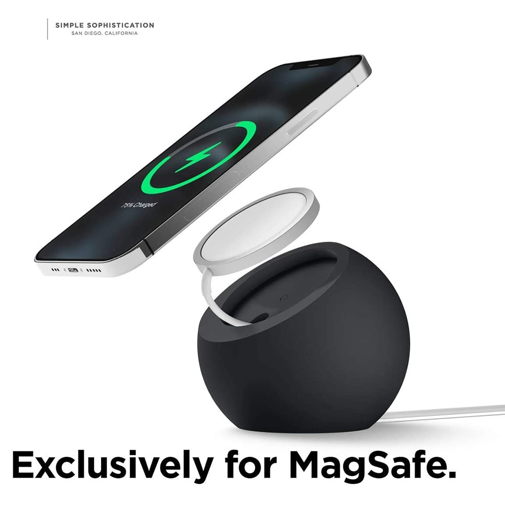 Pyöreä  MagSafe latausteline musta