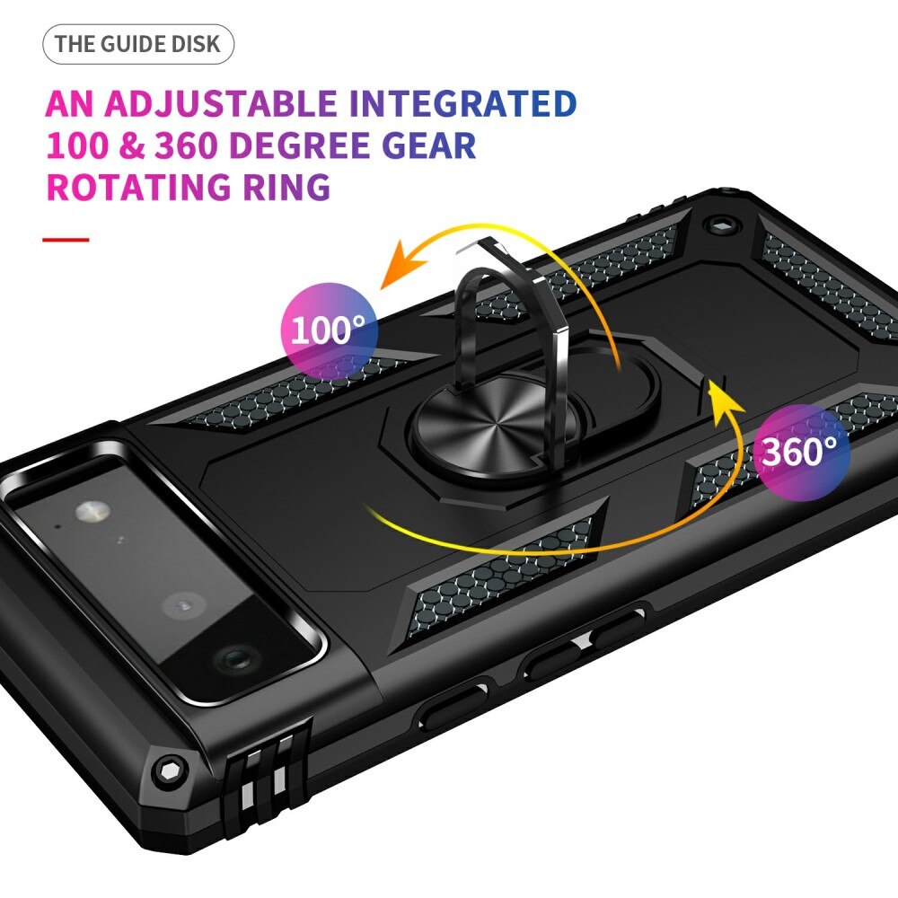 Hybridikuori Tech Ring Google Pixel 6 musta