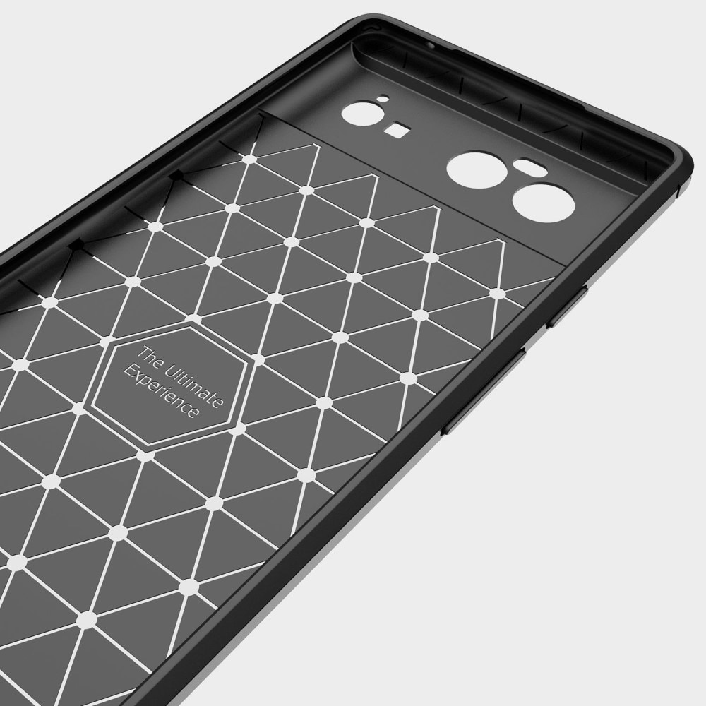 Google Pixel 6 Kuori TPU Brushed Musta