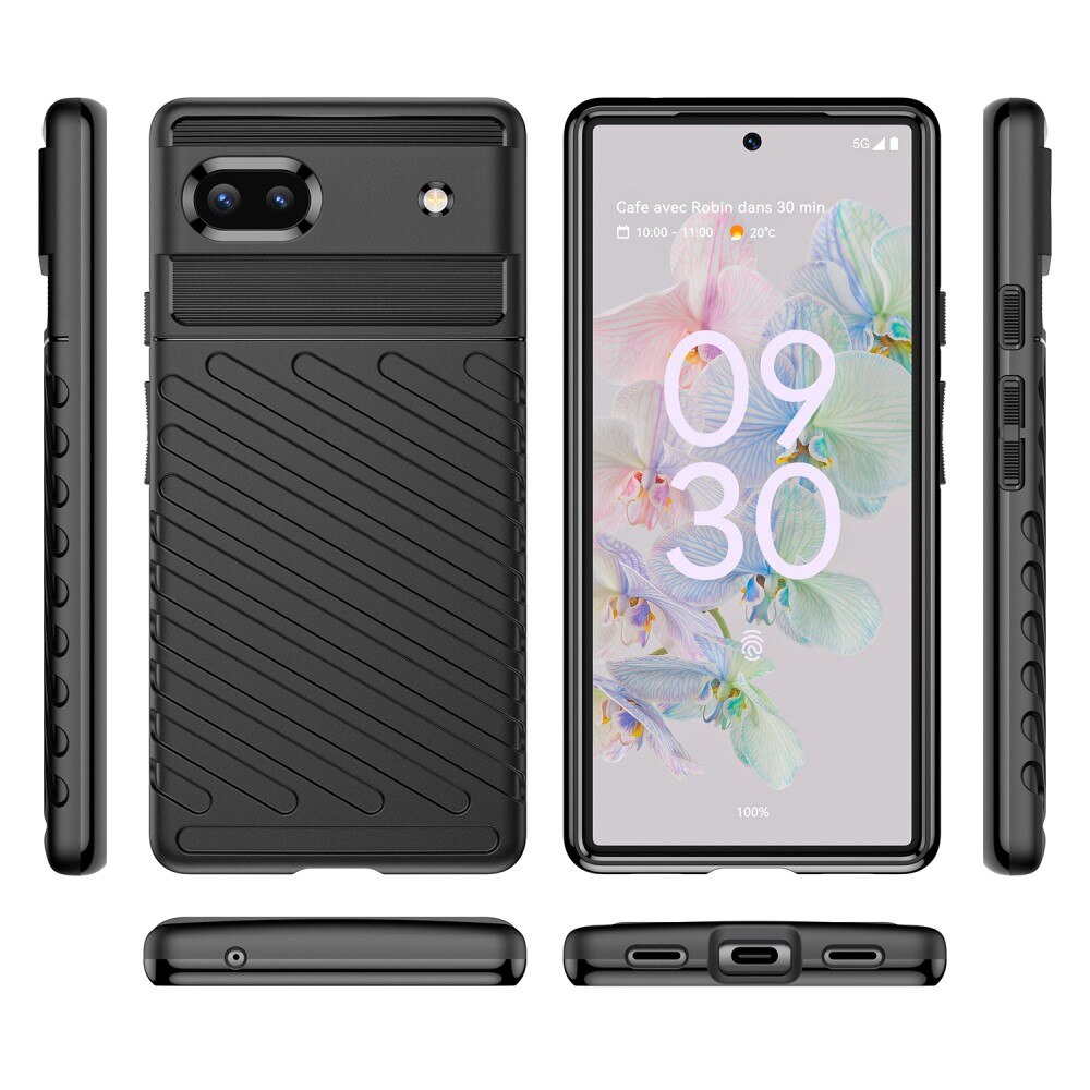 Thunder TPU Case Google Pixel 6a black