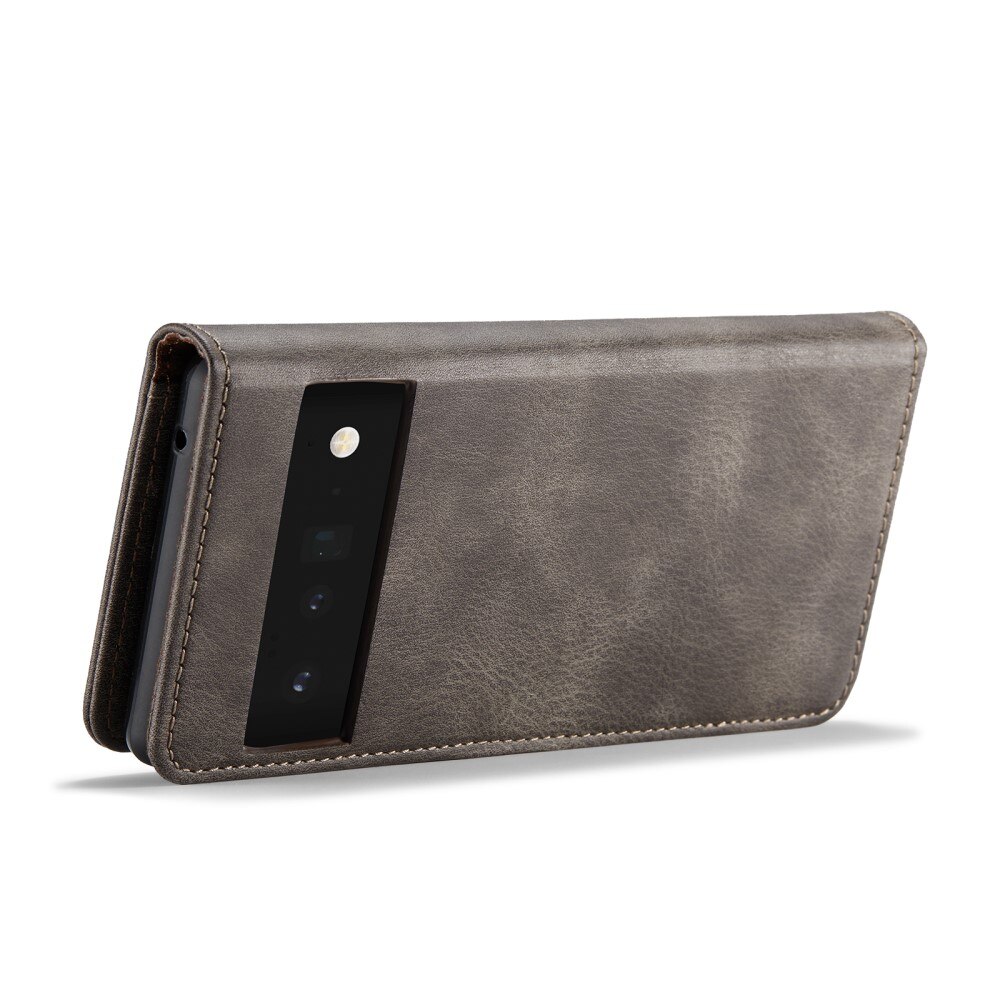 Magnet Wallet Google Pixel 6 Pro Ruskea