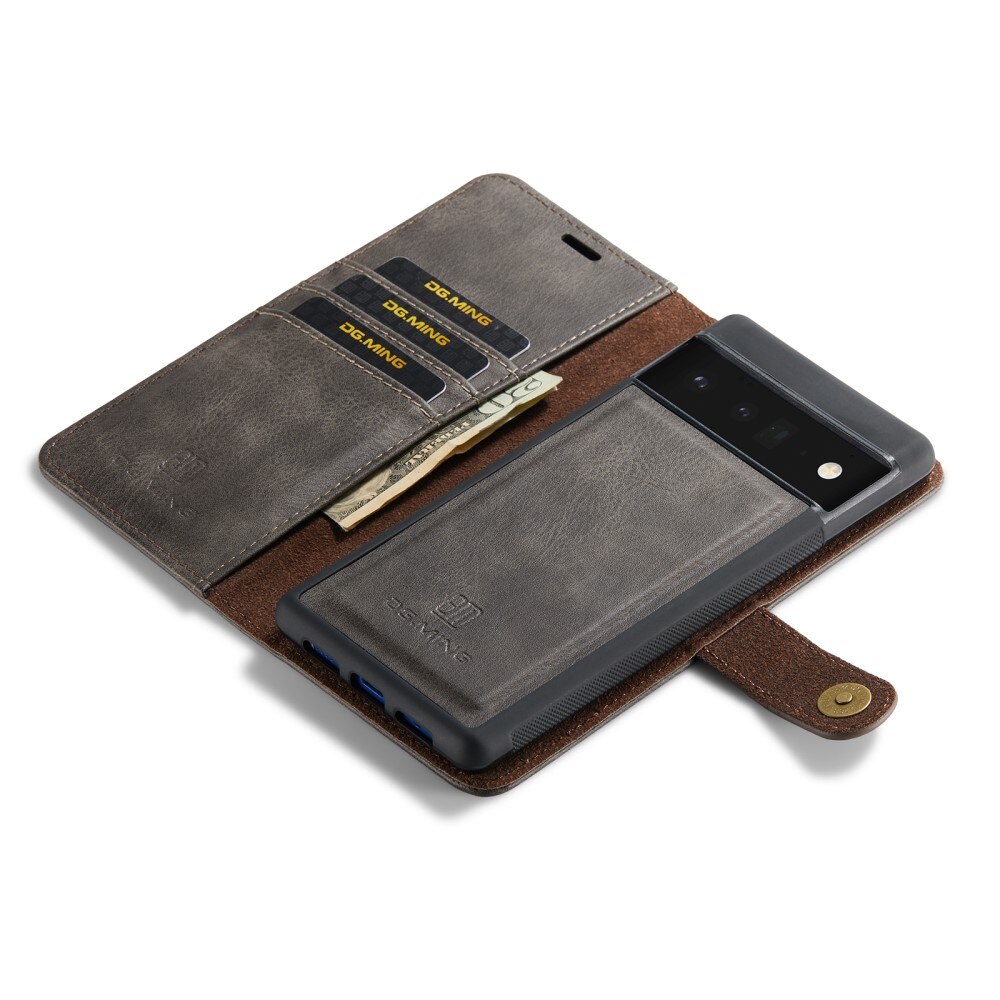 Magnet Wallet Google Pixel 6 Pro Ruskea