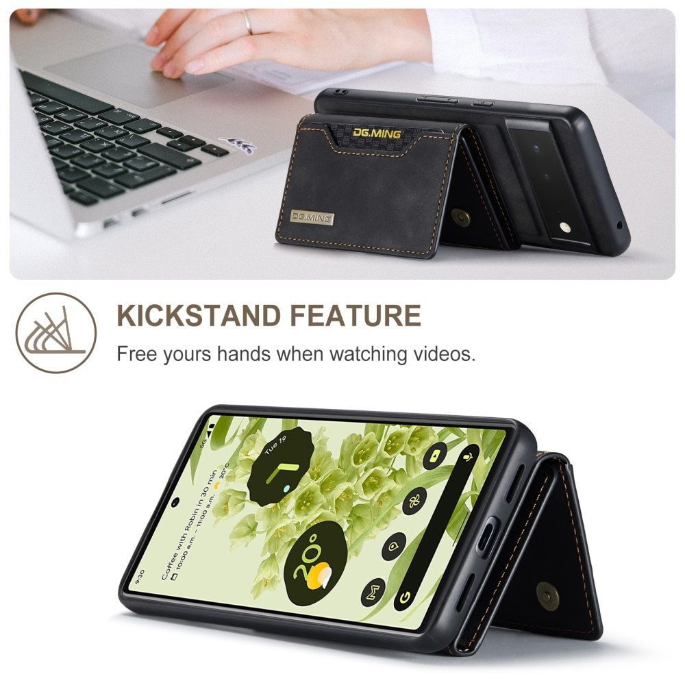 Magnetic Card Slot Case Google Pixel 6 Musta
