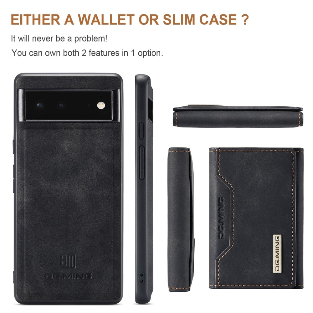 Magnetic Card Slot Case Google Pixel 6 Musta