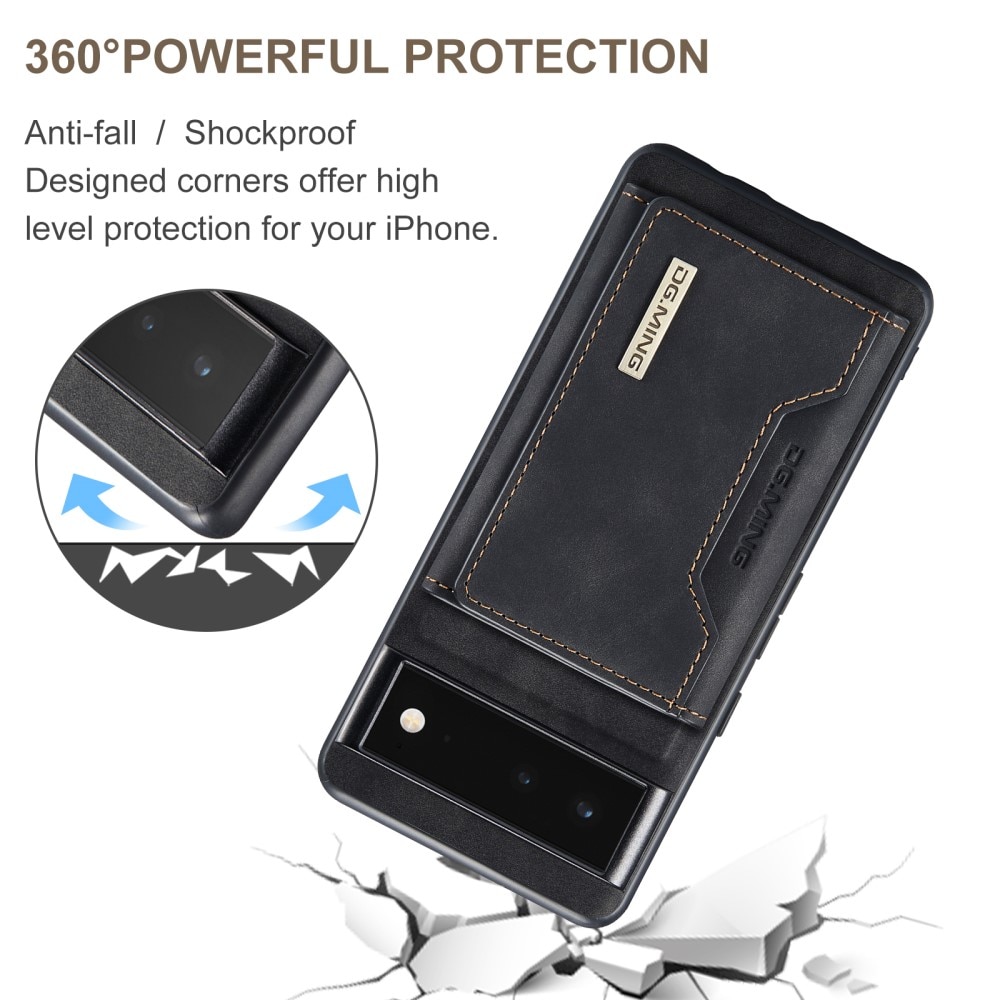 Magnetic Card Slot Case Google Pixel 6 Musta