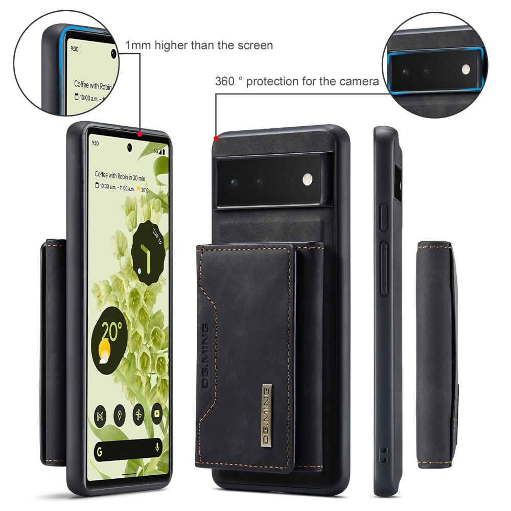 Magnetic Card Slot Case Google Pixel 6 Musta