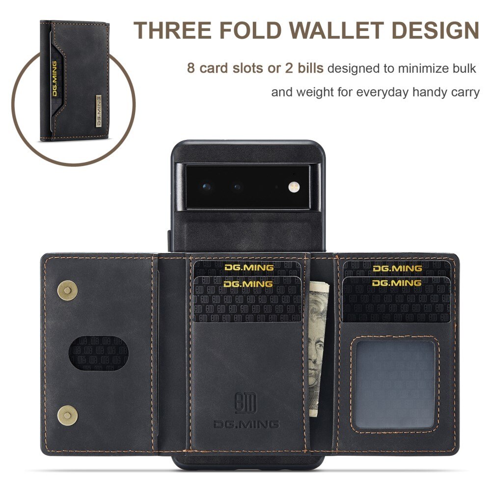 Magnetic Card Slot Case Google Pixel 6 Musta